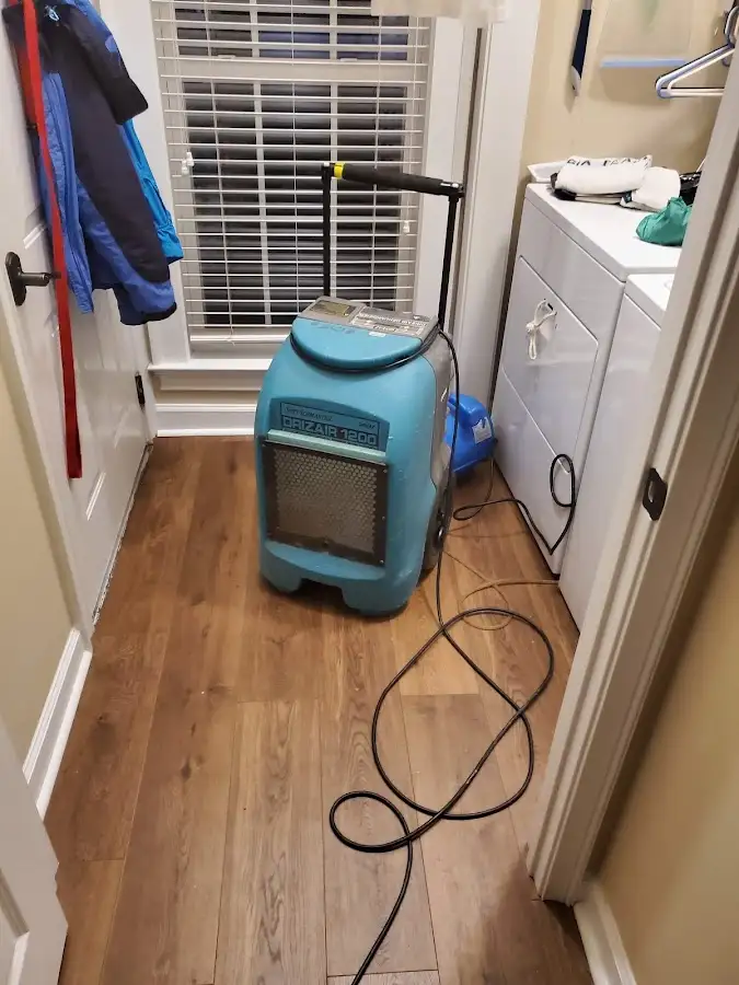 Commercial dehumidifier deployed for Flood Damage Cleanup in Bargersville