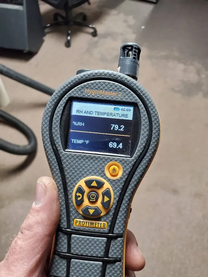Moisture meter humidity assessment for Mold Remediation & Removal in Bargersville