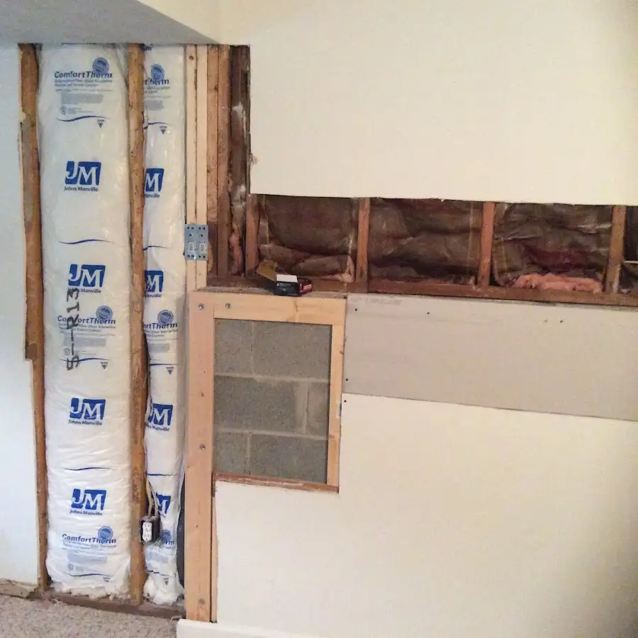 Wall insulation replacement during Contents Cleaning & Restoration in Bargersville
